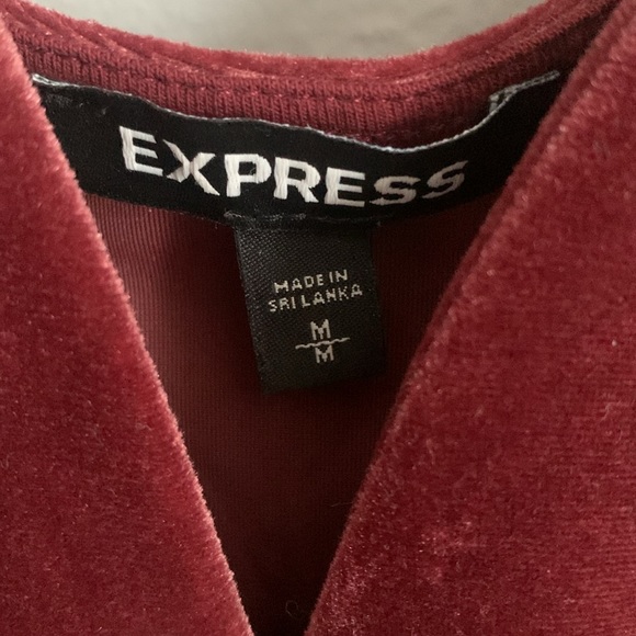 red velvet skort dress - Picture 3 of 4